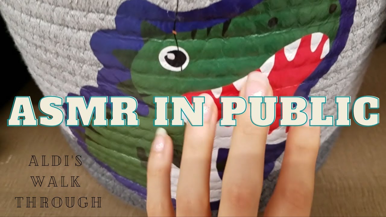 ASMR in PUBLIC! | ALDI's Walkthrough W/ Unsolicited Nutritional Advice