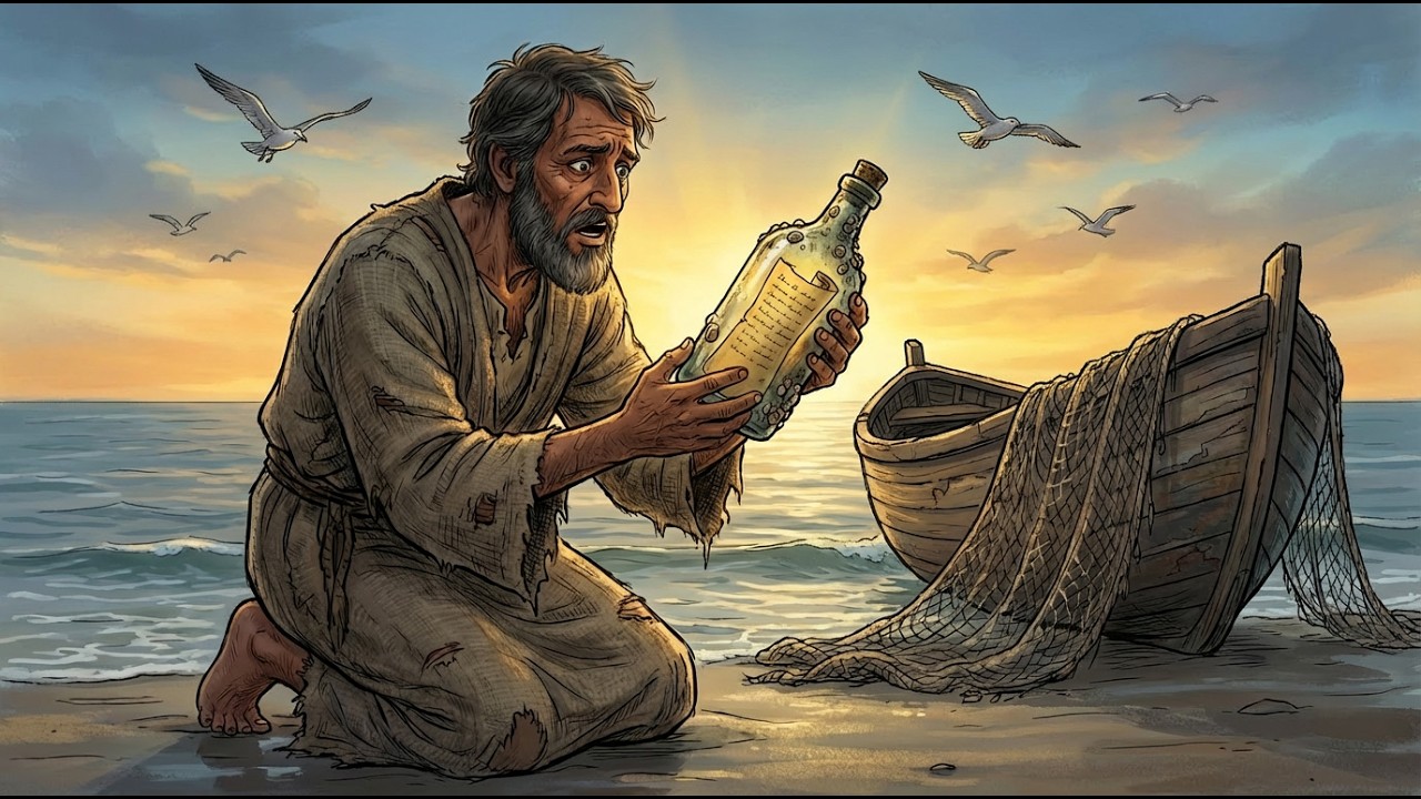 الصياد الذي عثر الرسالة التي بقيت في زجاجة 50 عاماً.. وحين وصلت للشاطئ كشفت براءة سجين | قصة مثيرة