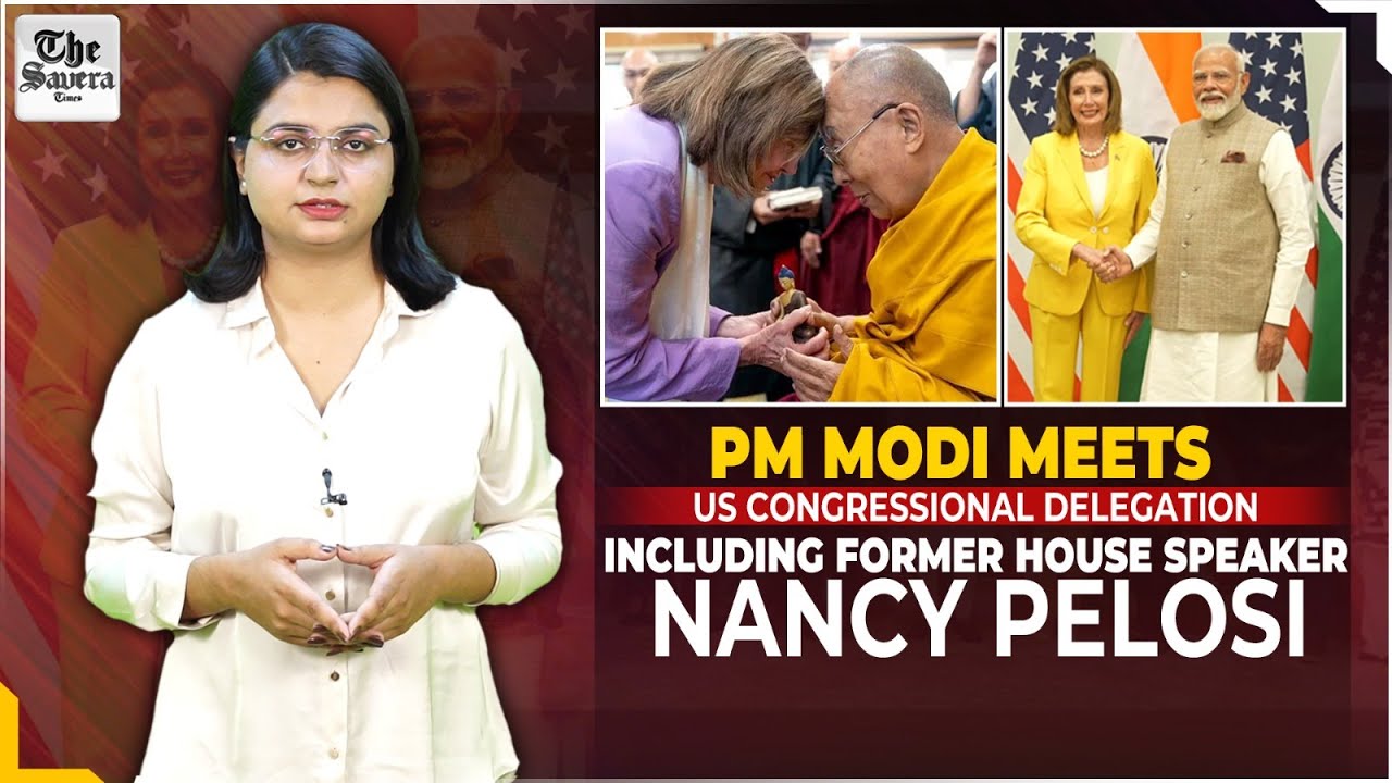 PM Modi meets US Congressional delegation, including former House speaker Nancy Pelosi