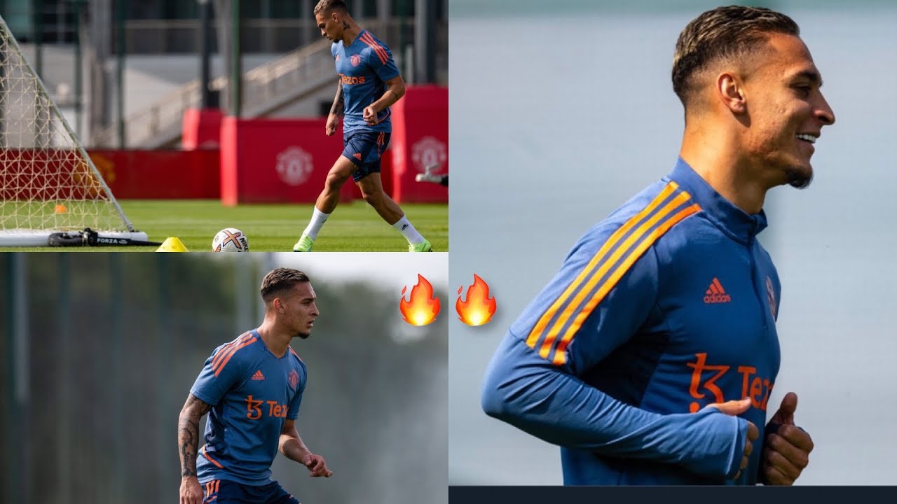Antony Santos did wonder🫢in his first training session as a Manchester United Player 🔥
