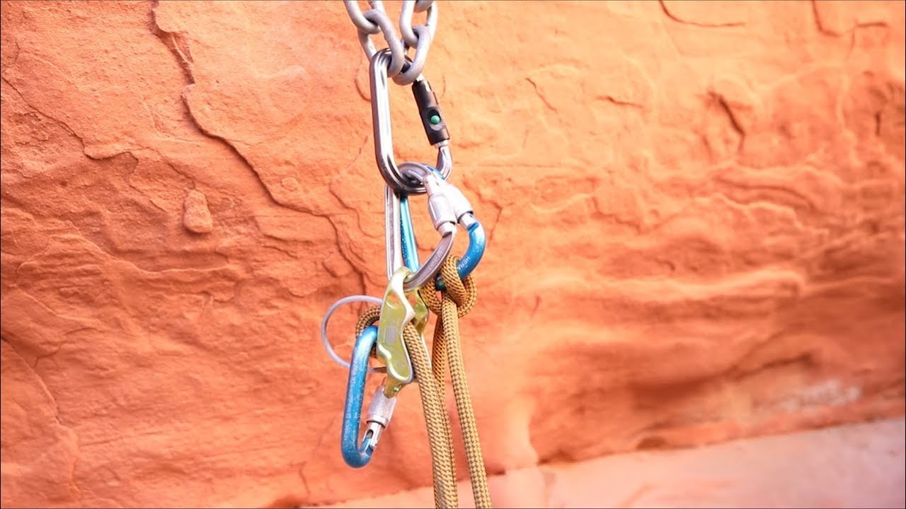 How to Set Up an Anchor Using a Master Carabiner