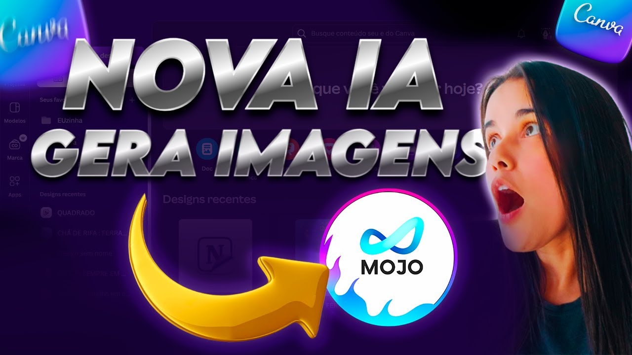 Imagens poderosas com ia, usando canva e mojo