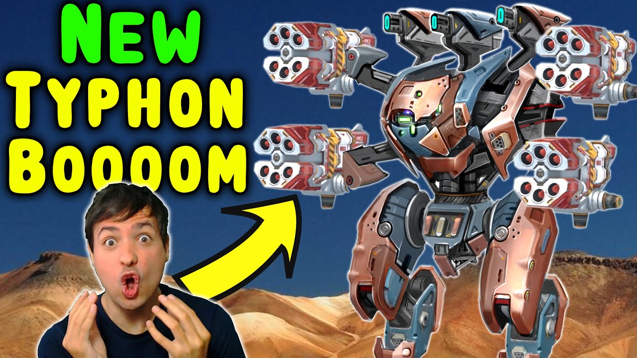 New VORTEX TYPHON Gameplay XXL Compilation War Robots Test Server WR