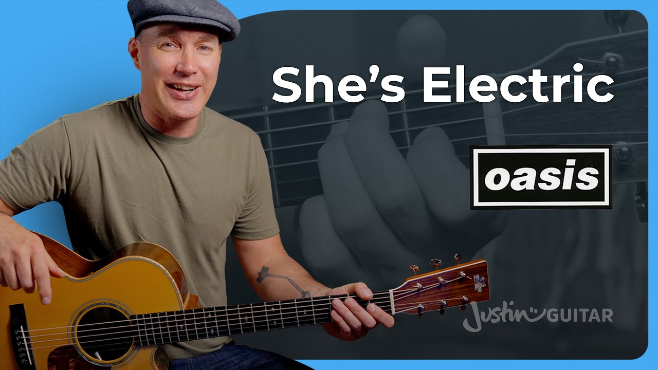 She's Electric by Oasis | Acoustic Guitar Lesson
