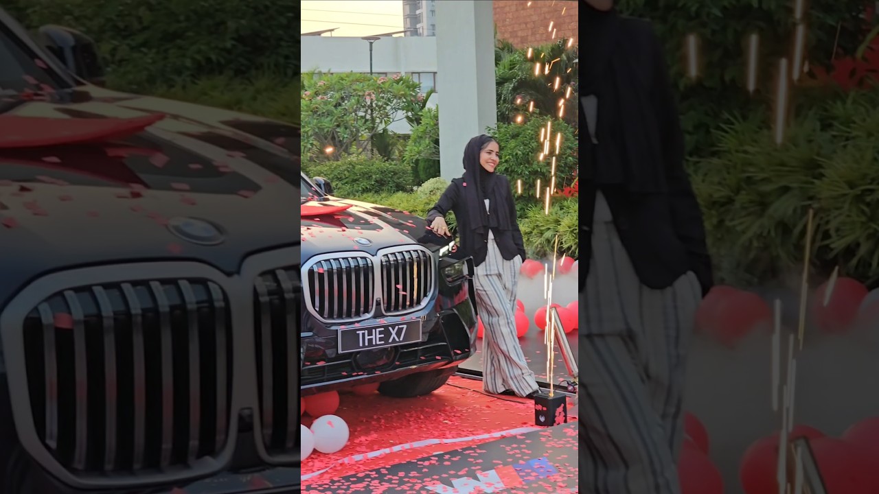ഏട്ടാമത്തെ വിവാഹ വാർഷിക ദിവസം തന്നെ BMW X7 വാങ്ങി മുഷറാ ബഷീർ!!❤️❤️ #basheerbashi #musharabasheer