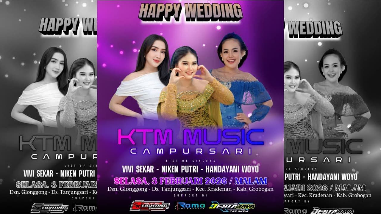 🔴LIVE  KTM CAMPURSARI//  WEDDING 