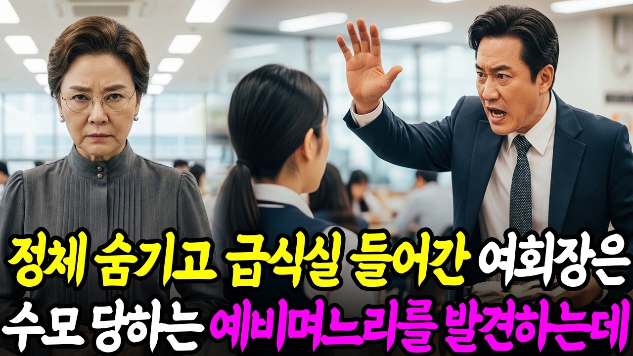 정체 숨긴 여회장 앞에서 예비 며느리 누명 씌워 쫓아내려하는 본부장, 마스크 벗은 여회장은 정체를 밝히고 모든걸 뒤집어 버리는데.. ㅣ노후사연ㅣ반전사연ㅣ사이다사연