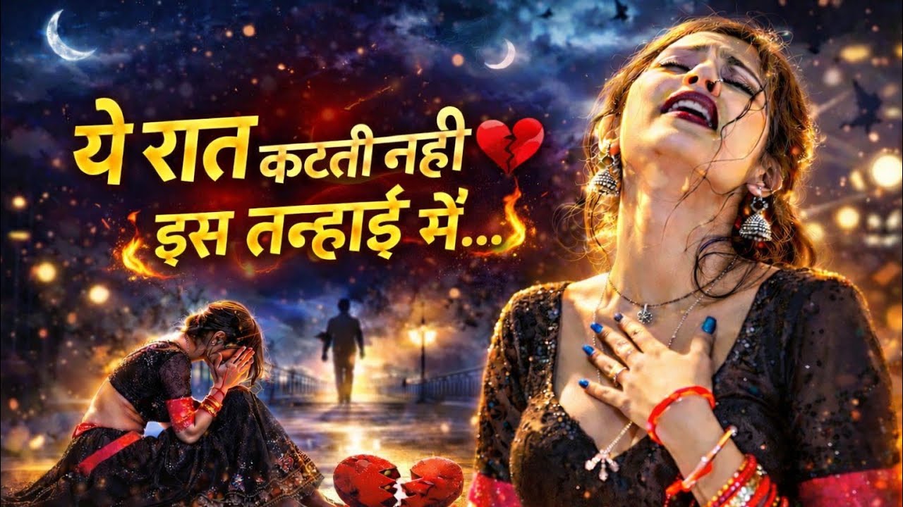 ये रात कटती नहीं इस तन्हाई में 💔 | Heart Touching Sad Song 2026 | Alone Love Story Song