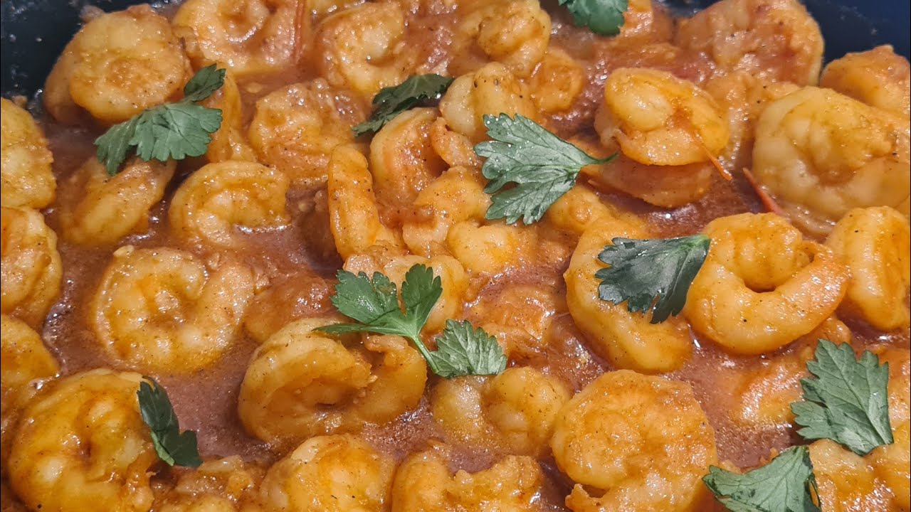 🇸🇷 Surinaamse Garnalen in Tomaat en Masala|Shrimps in Tomato and Curry|