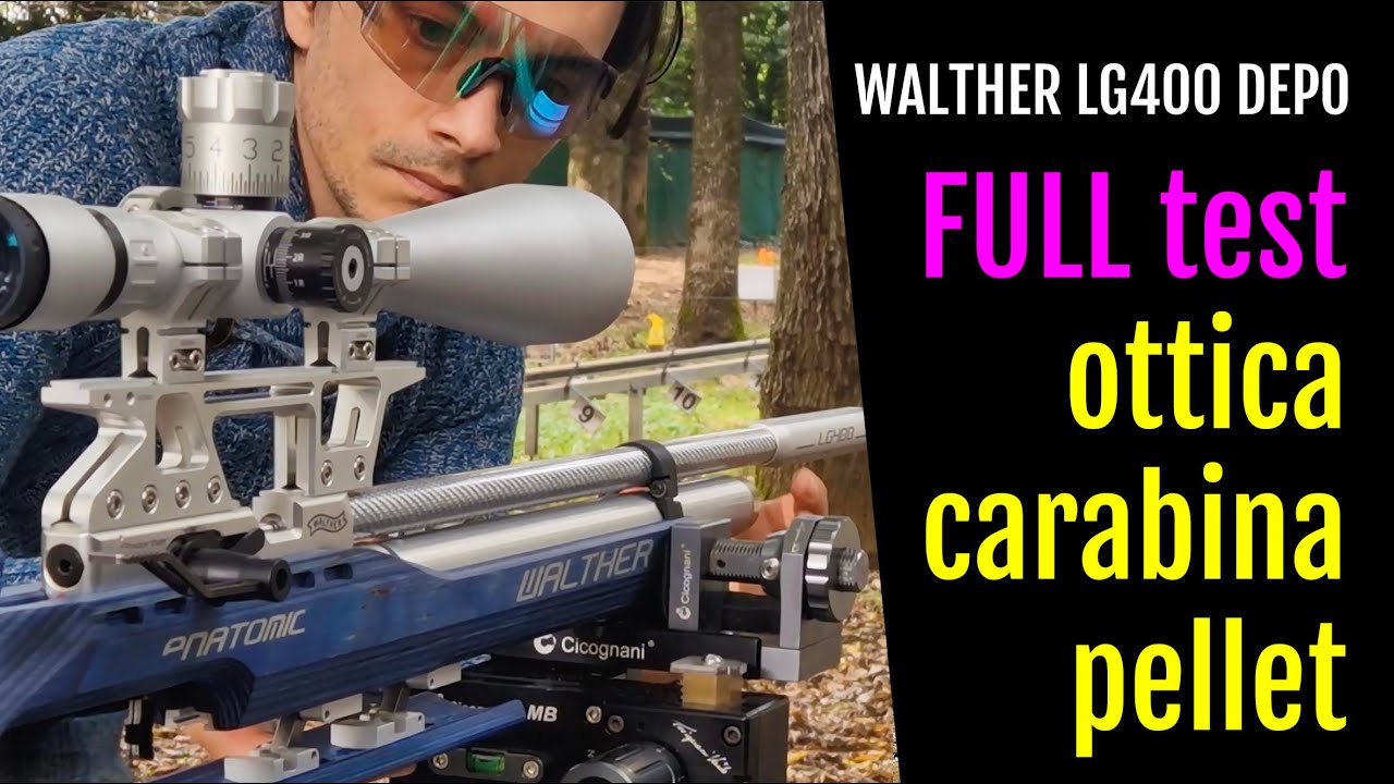 WALTHER LG400 + FALCON X50. Setup completo della carabina e ottica.