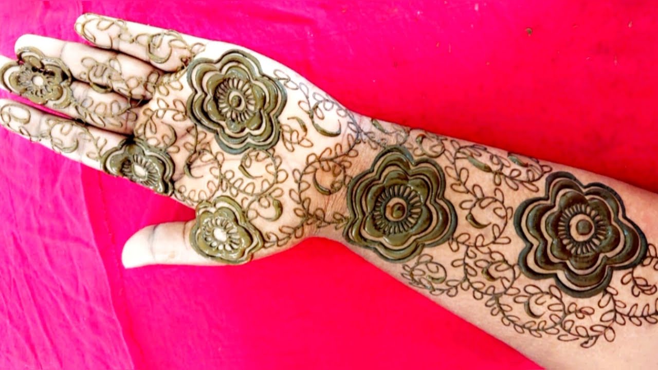 Beautiful Easy Style Mehndi Design|Bridal mehndi design|Simple mehndi|Mehndi ki design|Mehndi design