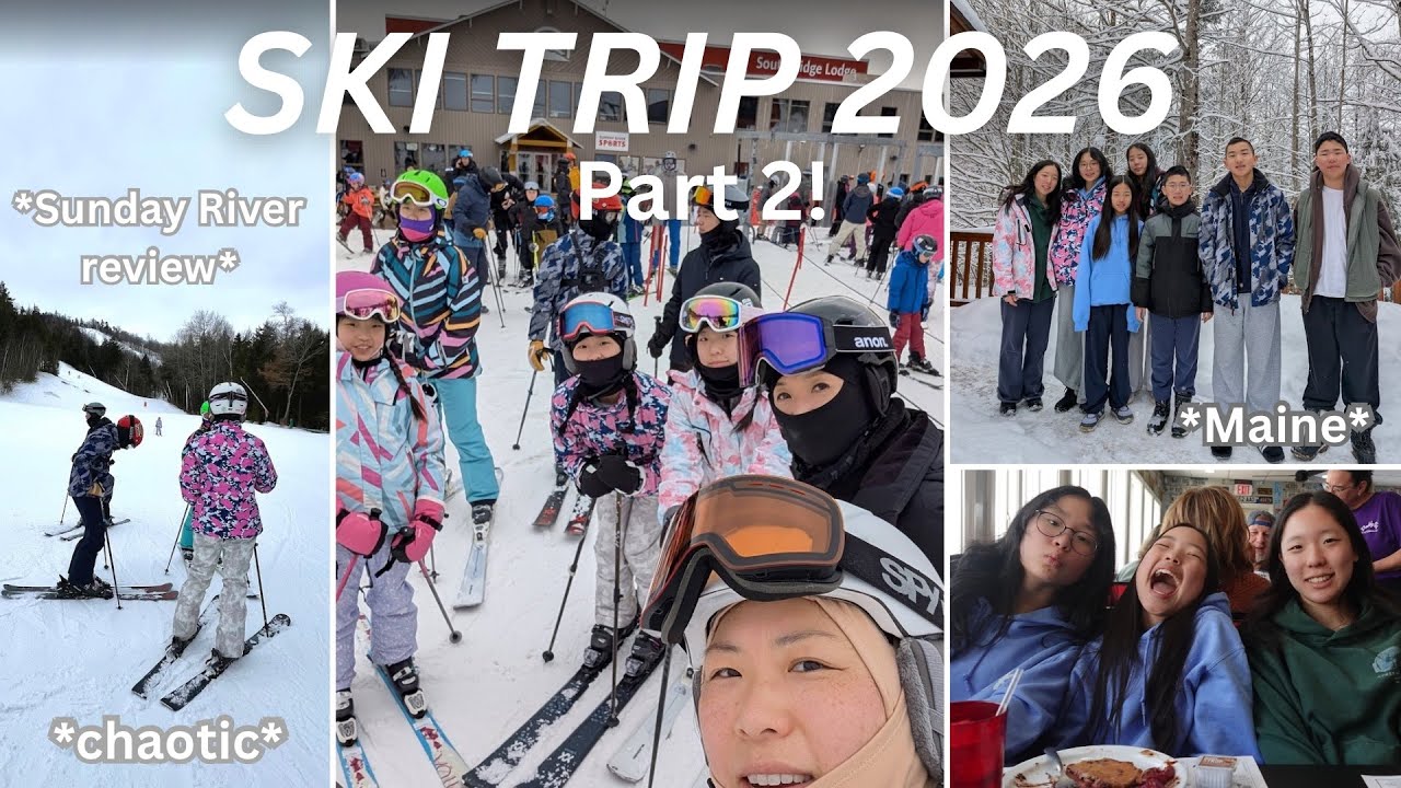 SKI VLOG part 2 || Maine, realistic, chaotic, fun || (ft. friends & fam)