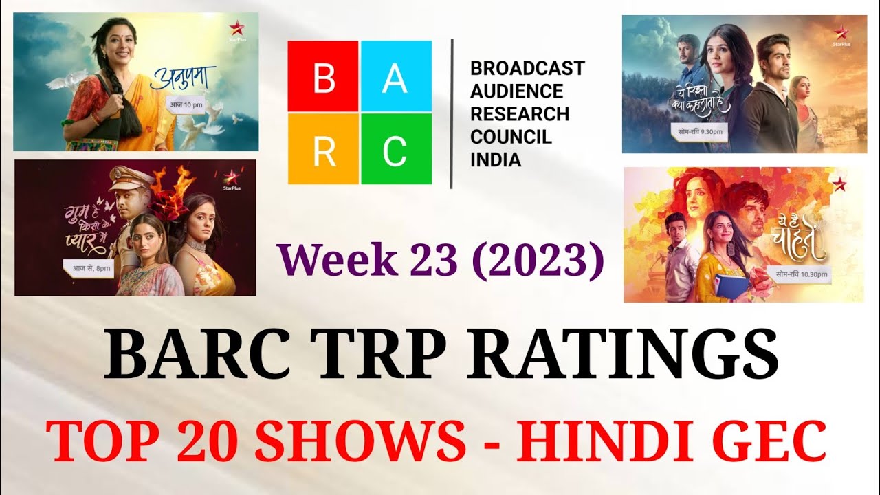 BARC TRP Ratings Week 23 (2023) : TOP 20 Shows