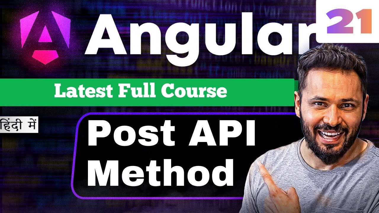 Angular 21 Tutorial in Hindi #54 POST API Integration with Reactive Form & Routing #angular21