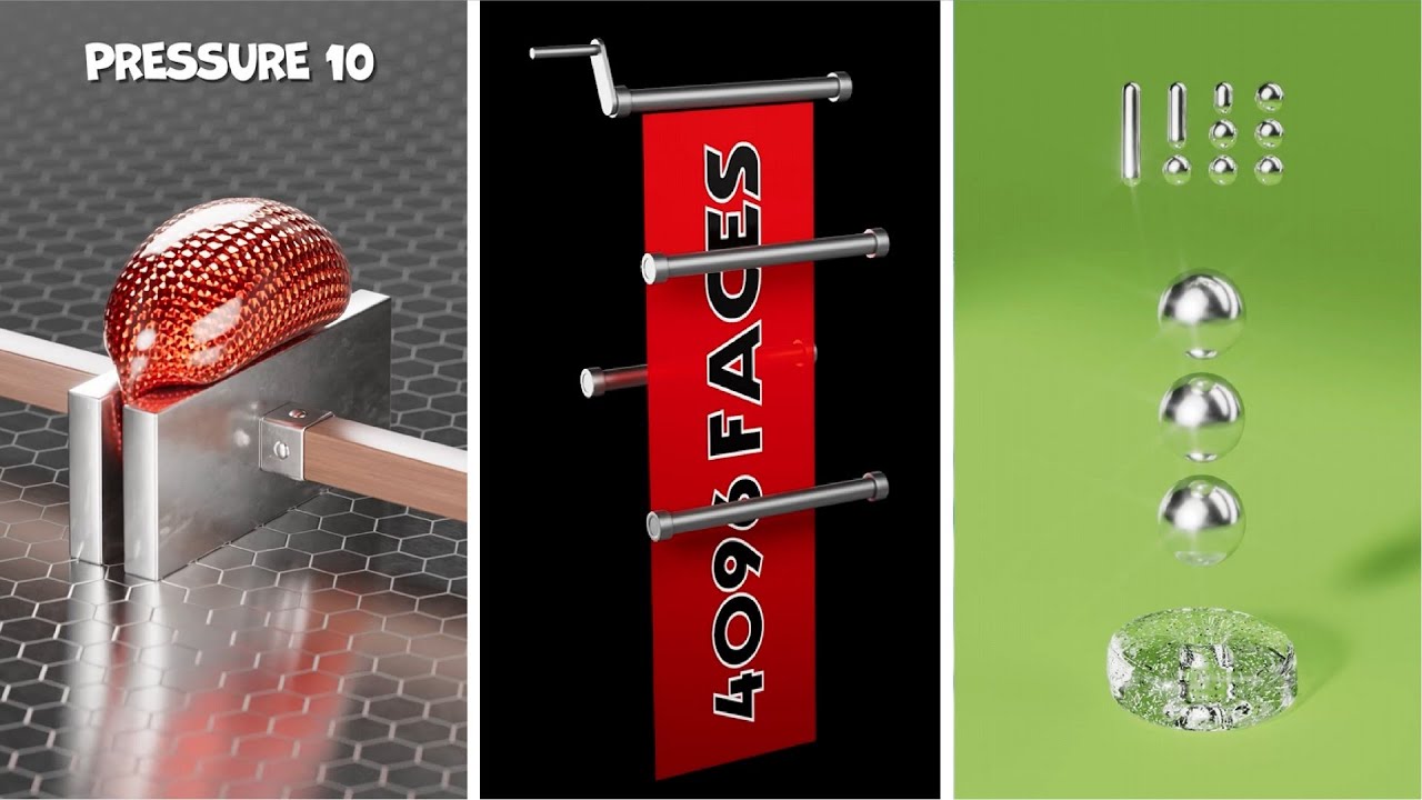 Satisfying Soft Body & Motion Physics Showcase 🧵🔩💥