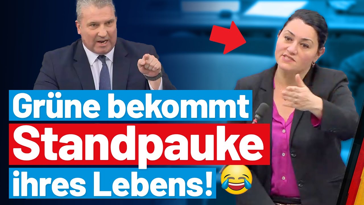 Zwischenfrage geht nach hinten los: Grüne bekommt Standpauke ihres Lebens! - Martin Hess - AfD