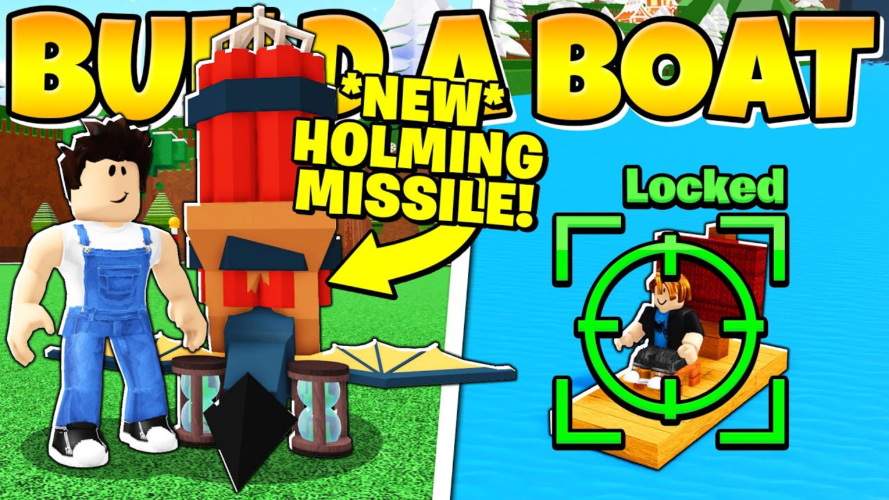 THIS HOMING MISSILE NEVER MISSES! *New Design* Build a Boat