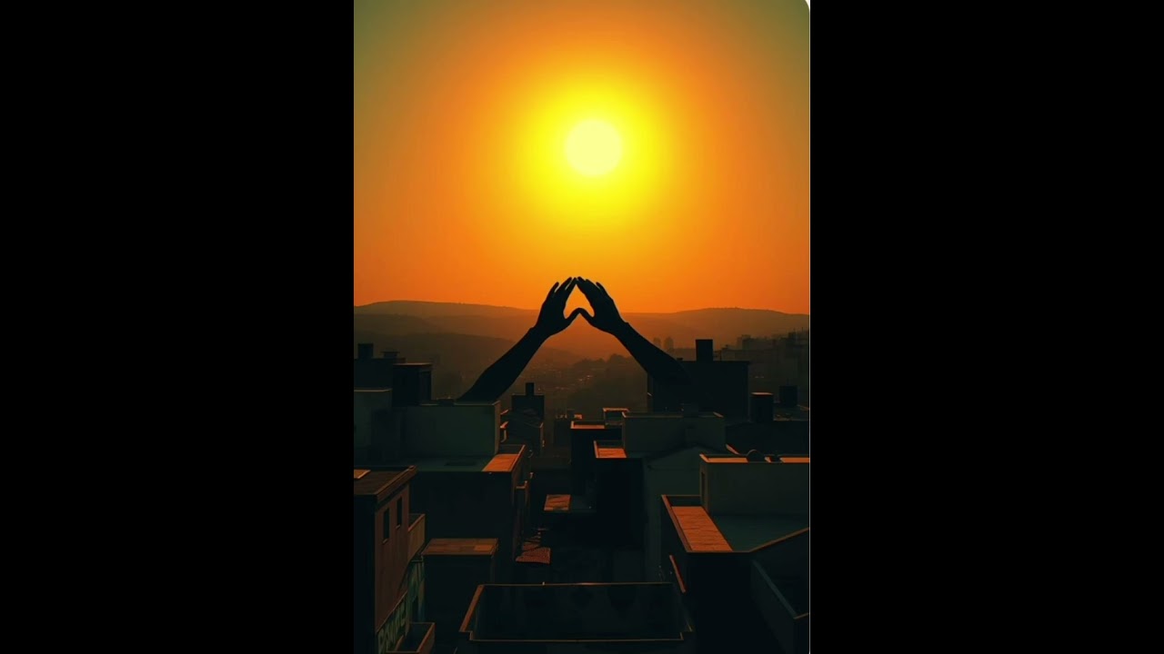 O sol raiou