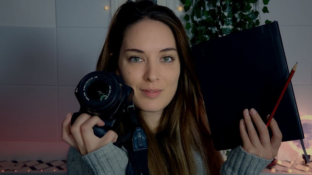 ASMR | Taking Your Picture & Drawing Your Portrait (Soft Spoken)