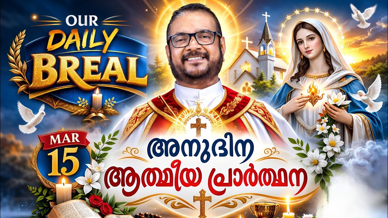 MARCH 15 രാവിലെ 5:30 പ്രാർത്ഥന | ഇന്നത്തെ ദിവസത്തിനുള്ള അനുഗ്രഹം“Powerful Morning Prayer Malayalam |