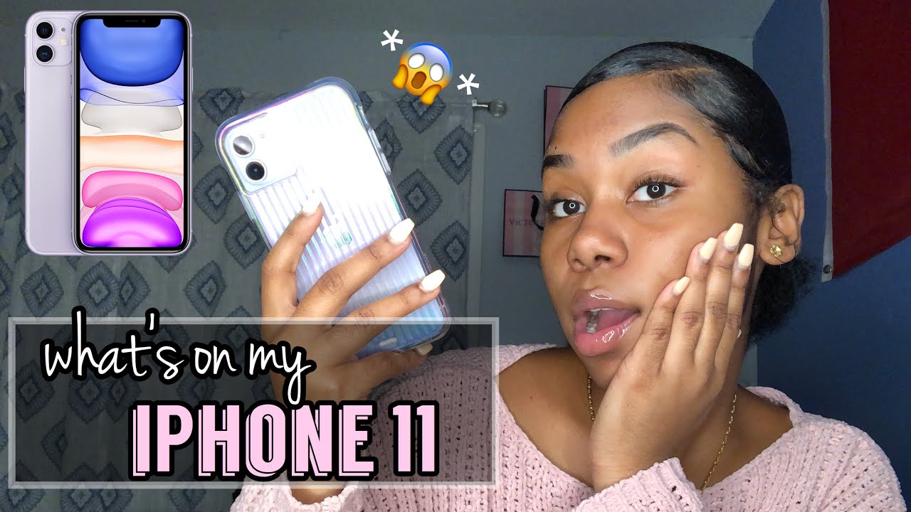 WHAT’S ON MY IPHONE 11 *lavender*