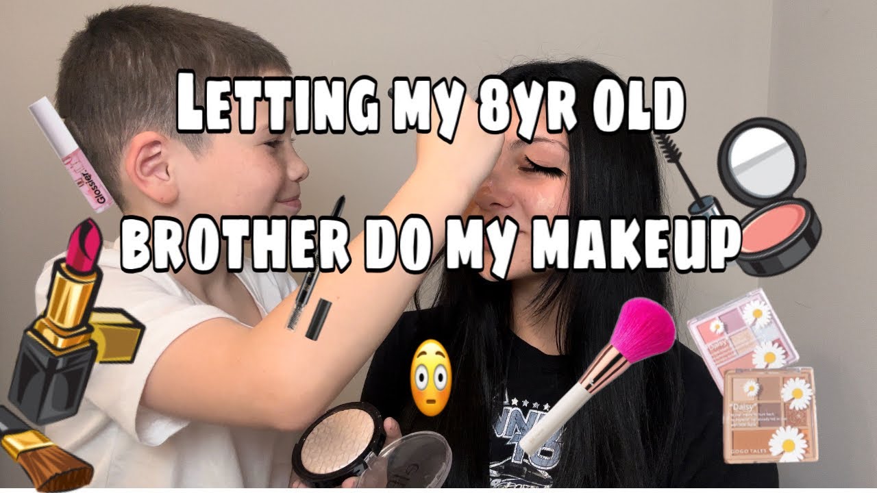 Lil bro gives me a makeover😭