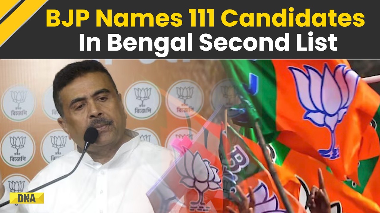 Bengal Assembly Elections: BJP Releases 2nd List Of 111 Candidates For Bengal Polls | BJP vs TMC