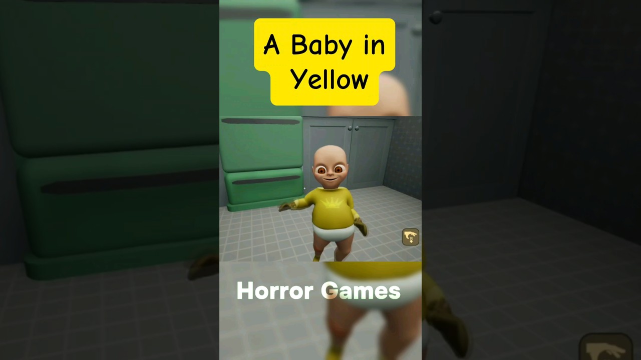 A baby in yellow #horrorgaming #shorts #gaming #newgame