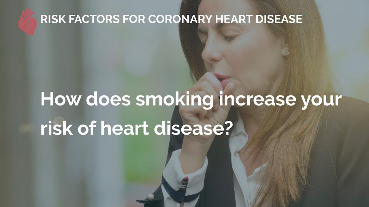 How does smoking increase your risk of heart disease?