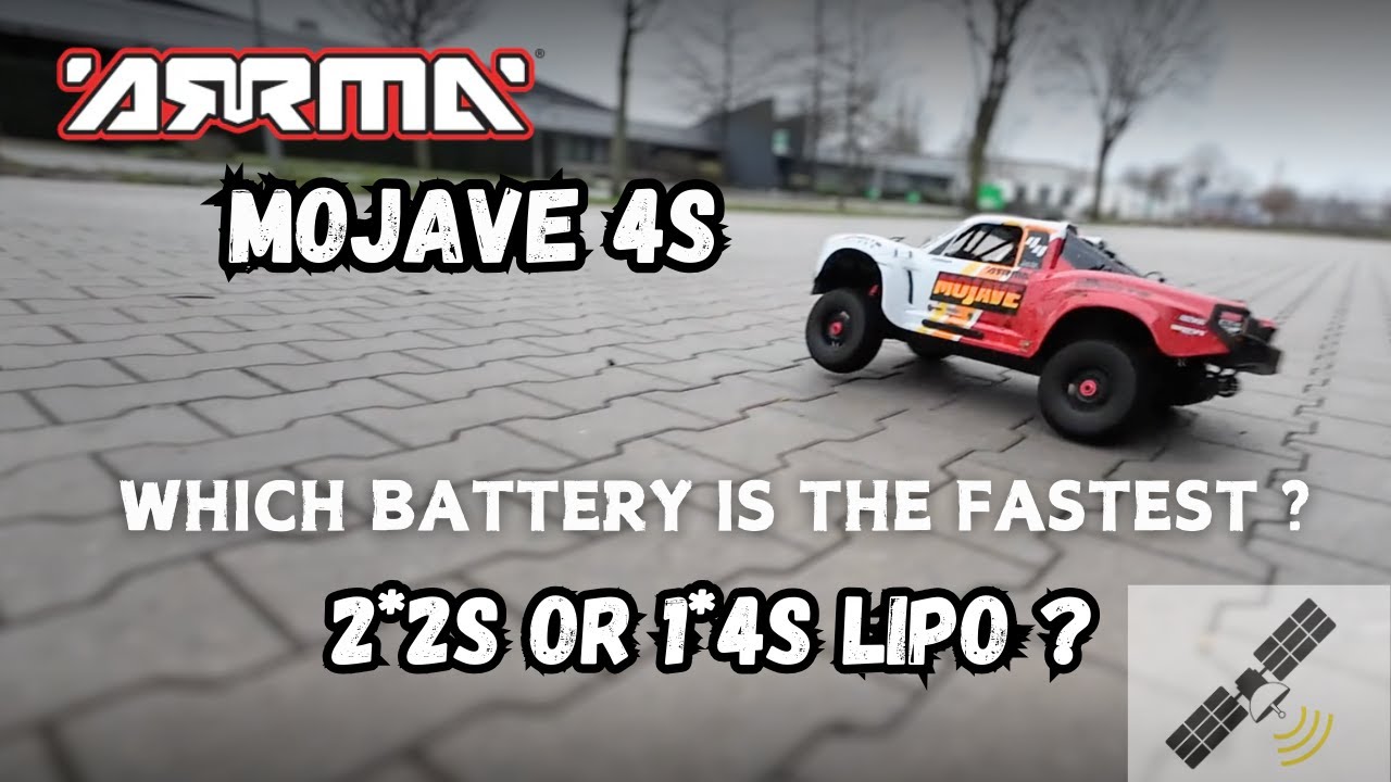 Arrma Mojave 4S | Battery Test 2*2S or 1*4S Lipo ? | Street Bash | FPV
