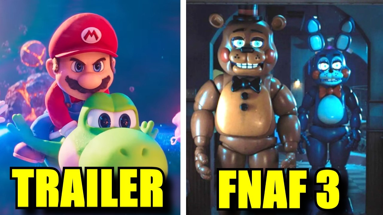 MARIO GALAXY TRAILER FINAL, FNAF 3 YA EN DESARROLLO, HOPPERS EN 2D