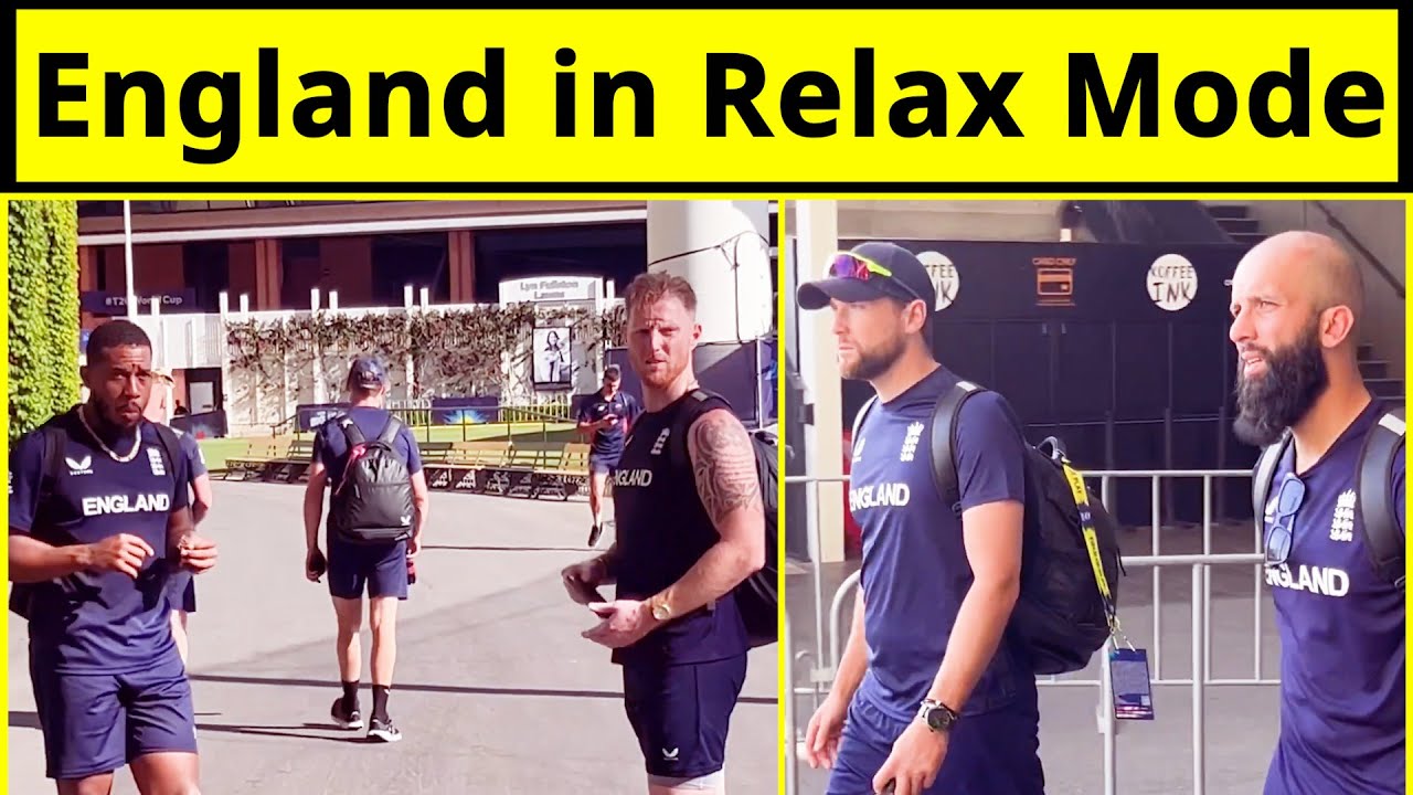 Stokes, Buttler and other England players spotted, in relax mode ahead of Big game against India