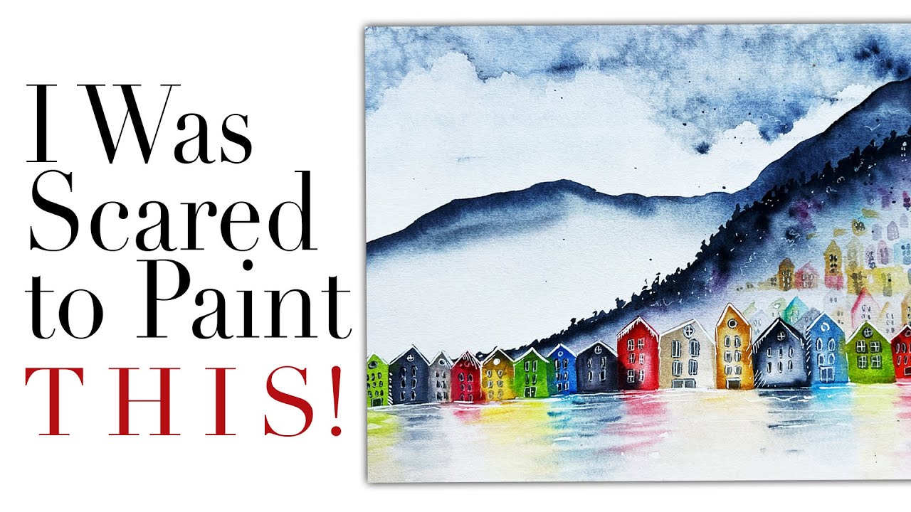 Stress Relief Seascape with M Graham Watercolors
