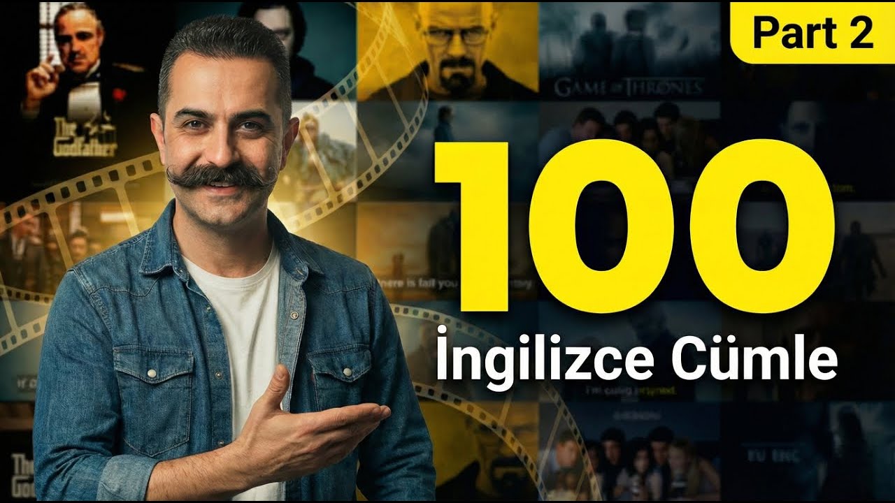 🎬 İngilizce Konuşturan 100 Cümle | Gerçek Dizi & Film Sahneleriyle | #Part2