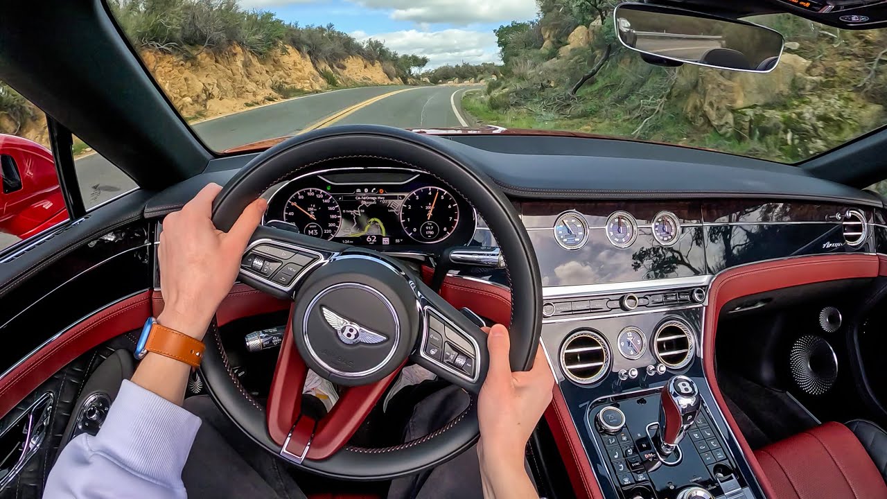 Bentley Continental GTC Azure 2023 года — по дорогам каньона и повседневным поездкам