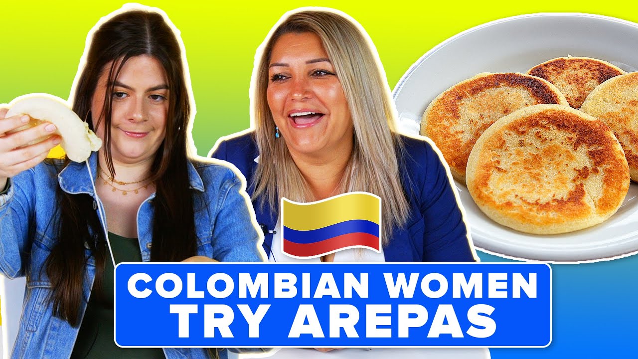Colombian Women Try Each Other's Arepas