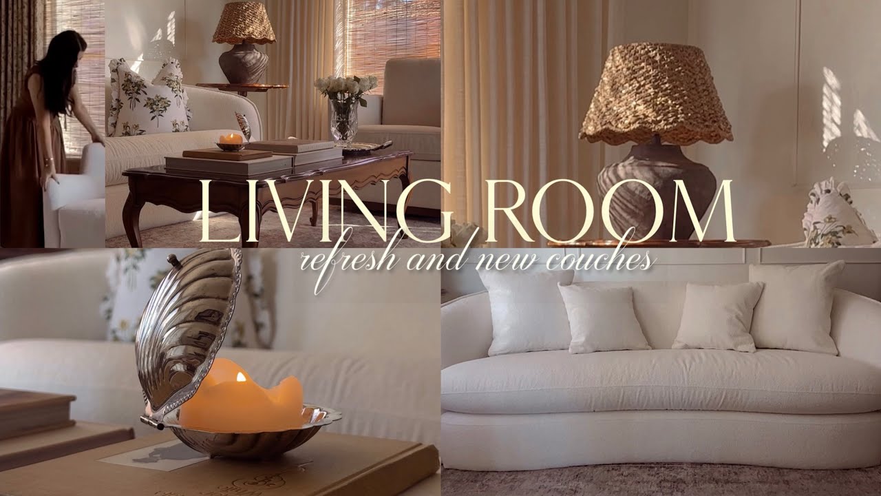 LIVING ROOM REFRESH | the coziest sofa from Chita Living!