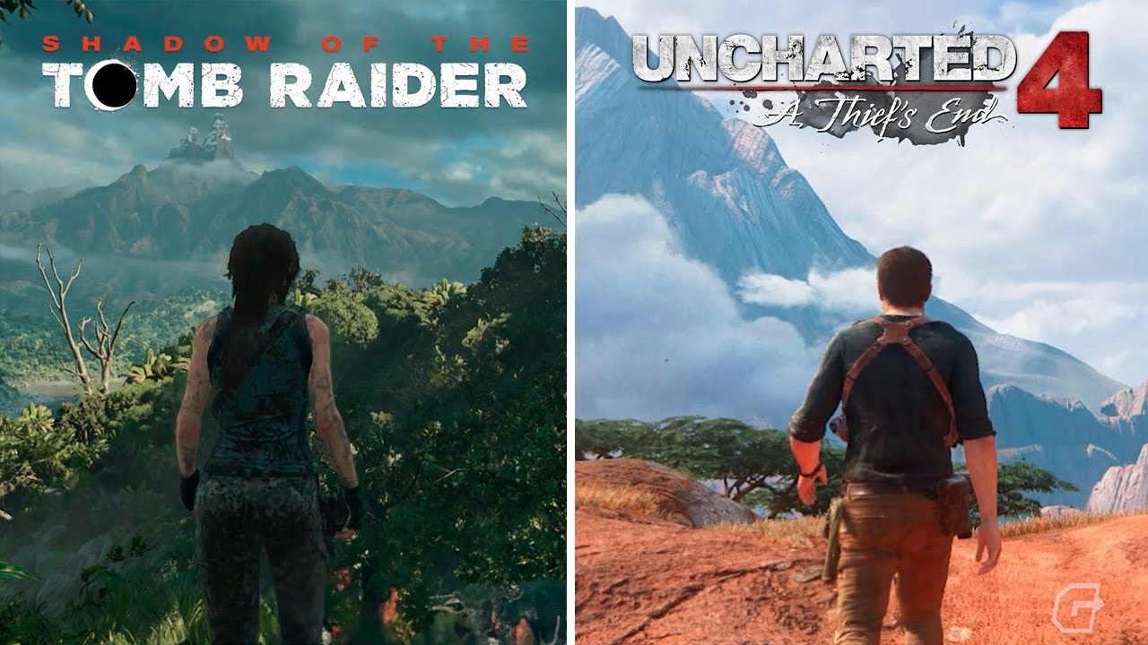 Uncharted 4 против Shadow Of The Tomb Raider — сравнение физики и деталей