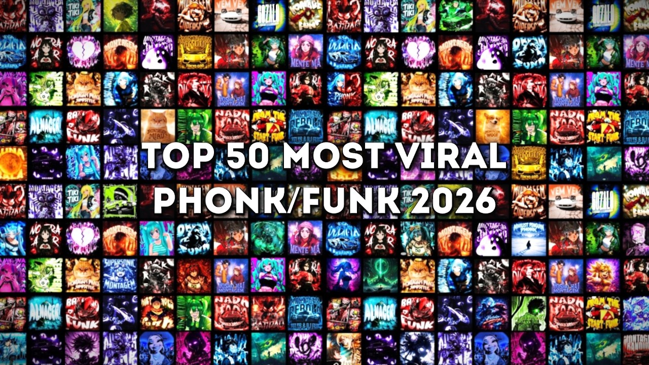 TOP 50 MOST VIRAL PHONK/FUNK SONGS PLAYLIST 🔥 | TIKTOK MASHUP PHONK 2026🔥