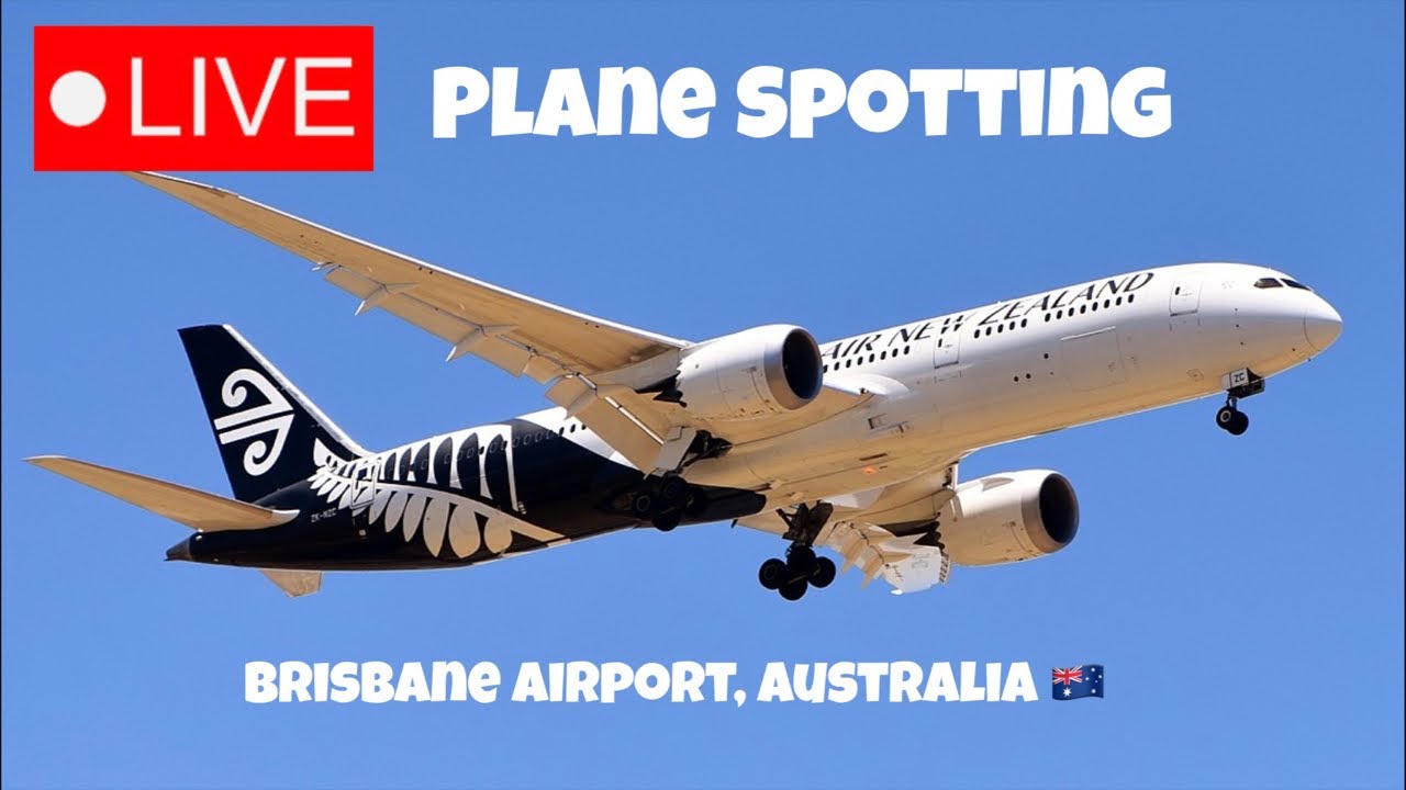 🔴 LIVE Midday RUSH at Brisbane Airport - Plane Spotting Australia (BNE/YBBN)