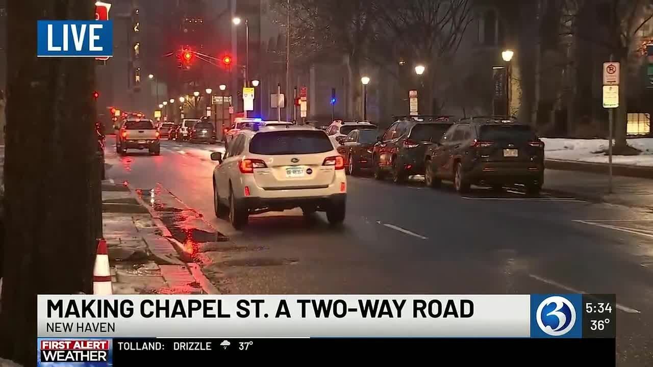 New Haven to begin Chapel Street two-way conversion this spring
