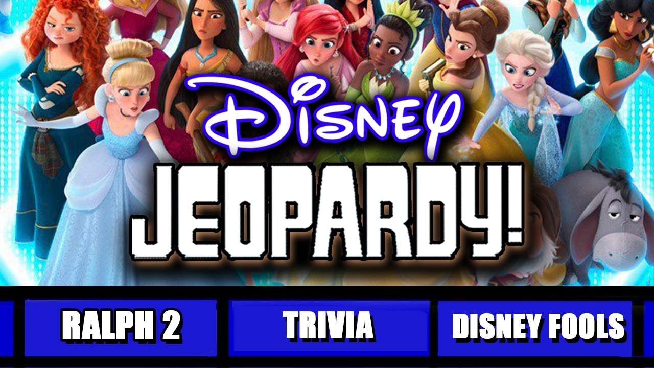 Disney Jeopardy Quiz &bull; 26 Clue Trivia Game &bull; Test Yourself