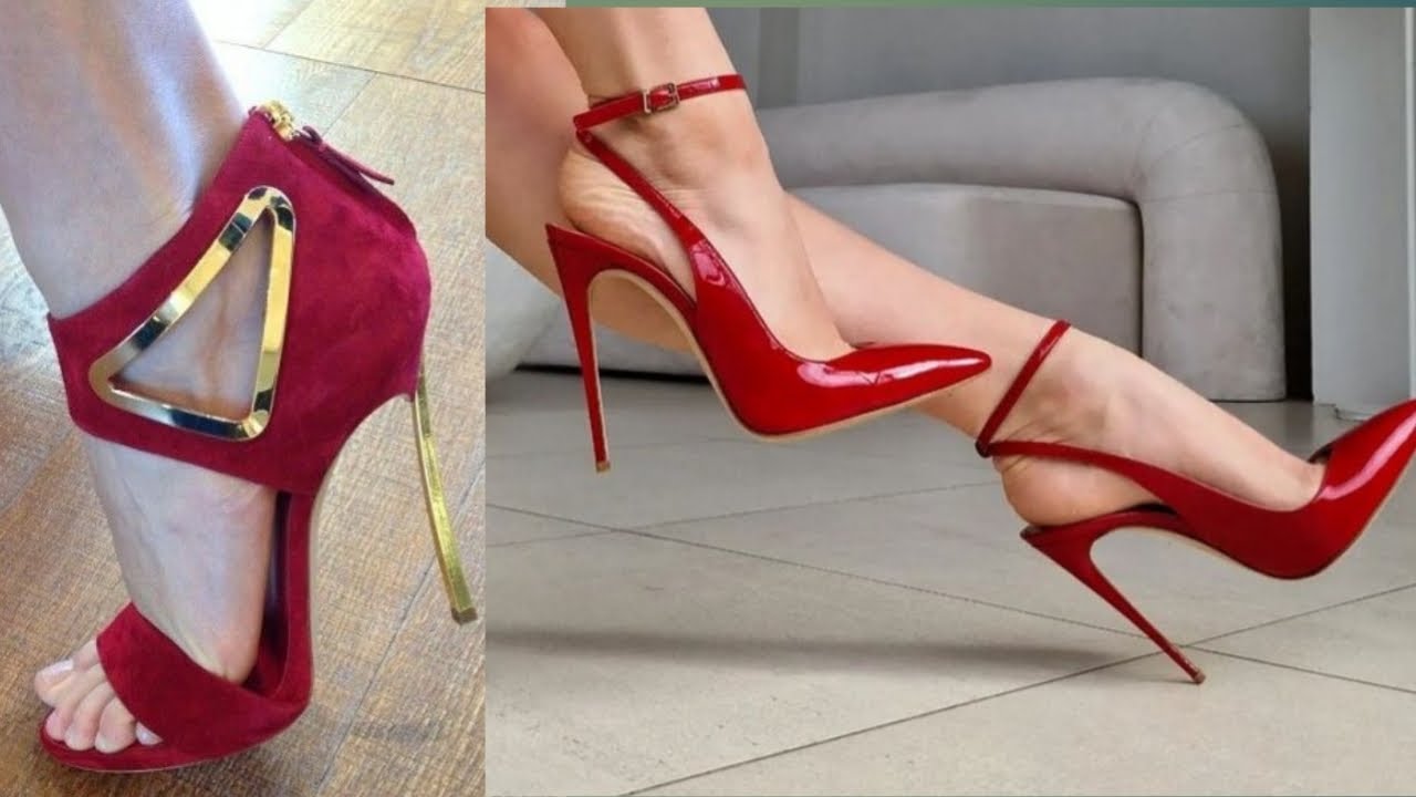 elegant latest Pencil High Heel Shoes sandals for ladies 2024 Footwear