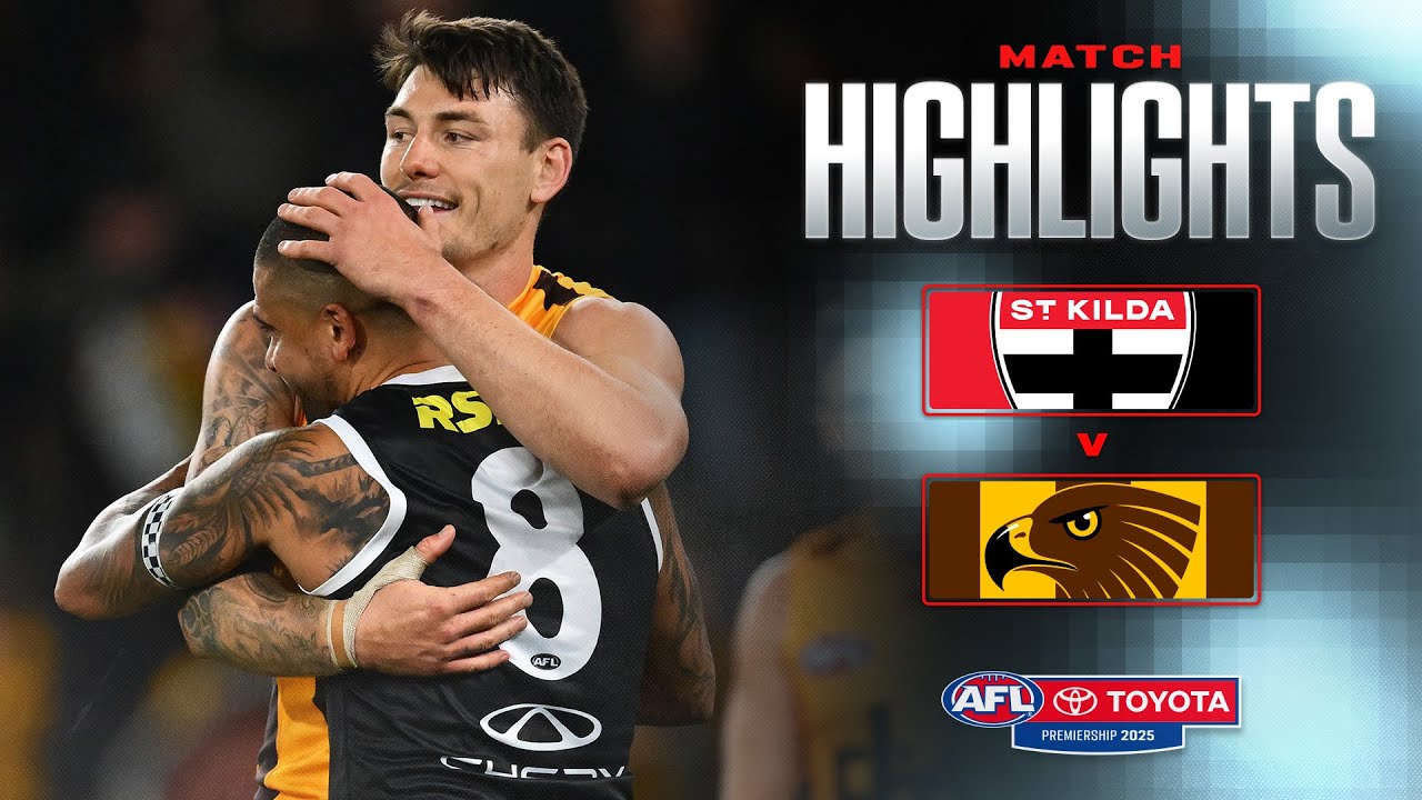 St Kilda v Hawthorn Highlights | Round 17, 2025 | AFL