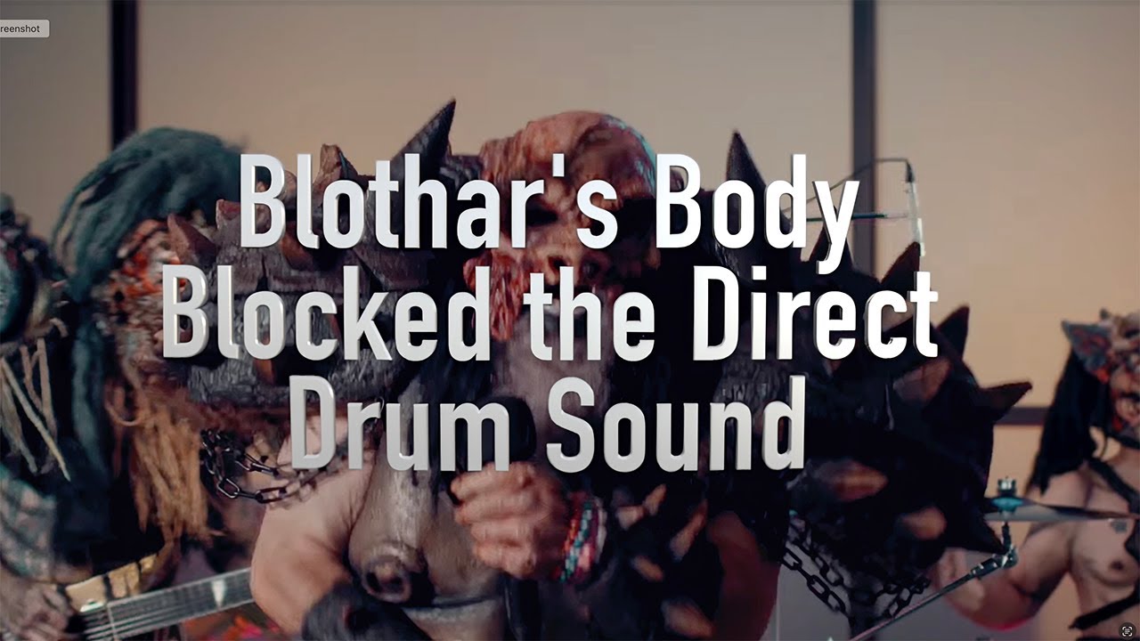Gwar's cover of Pink Pony Club and the happy accident snare sound.