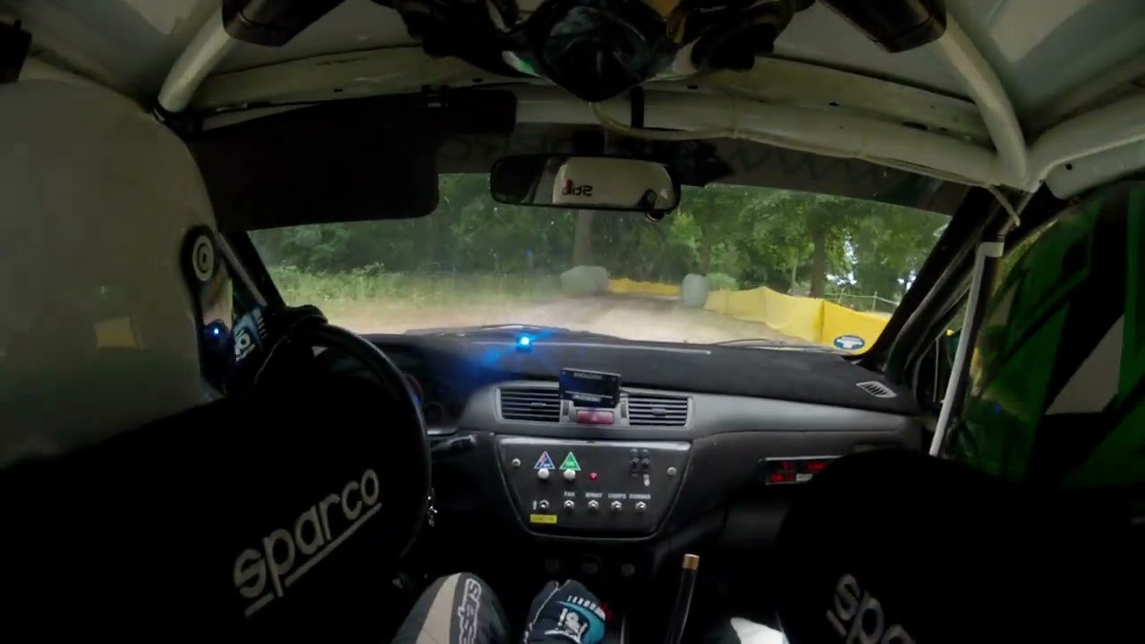 2023 ROSENHOF RALLYE - SS2 | BRODA/ SIMON | MITSUBISHI EVO IX - Onboard stagewin