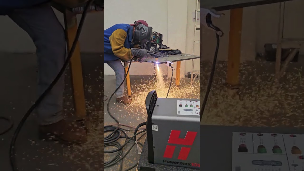 Powermax105 SYNC #shorts #youtubeshorts #hypertherm #plasma #trending #viralvideo #youtube #fyp