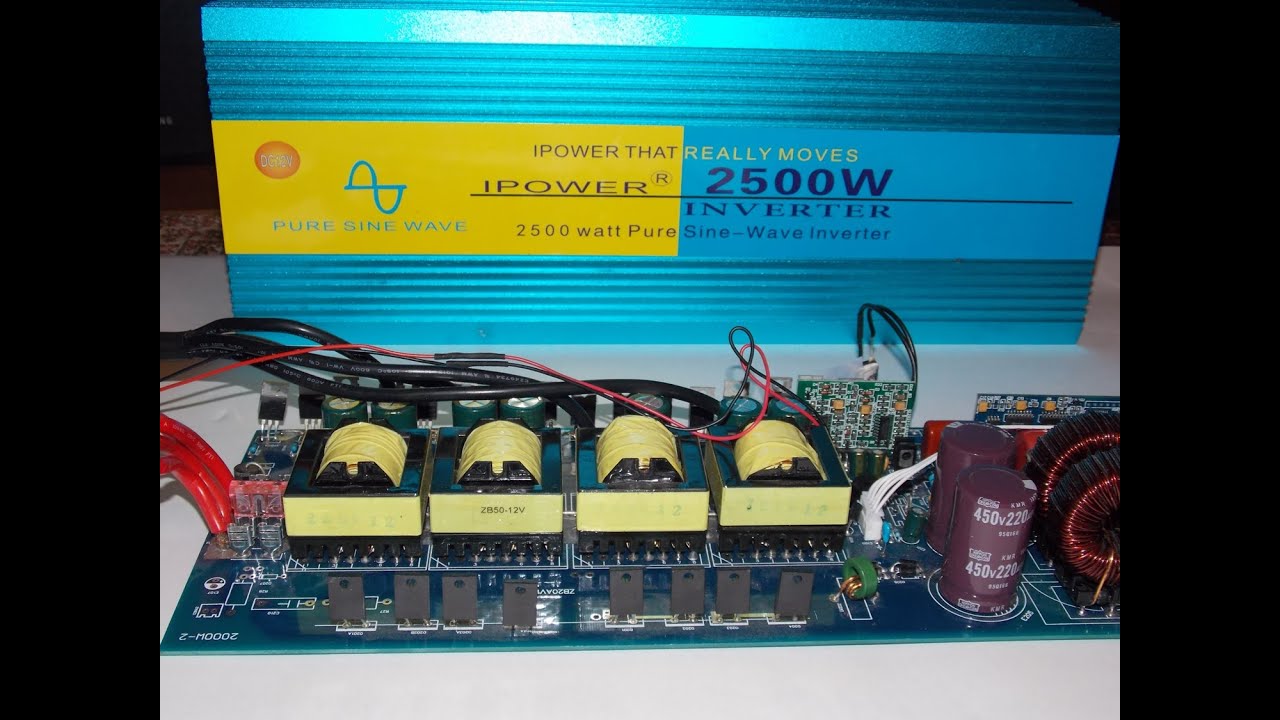 Ремонт мощного преобразователя 12-220V 2500W