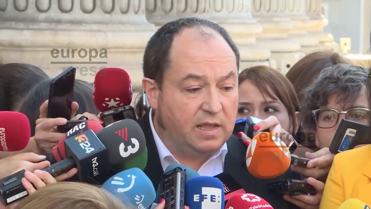 Declaraciones de Pernando Barrena tras recoger su acta de eurodiputado en el Congreso