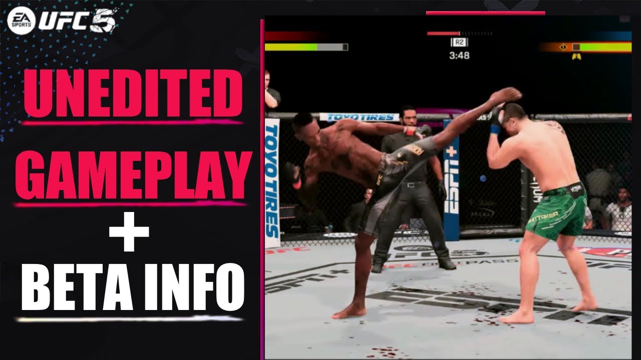 UFC 5 Unedited Gameplay + Closed BETA Date Confirmed